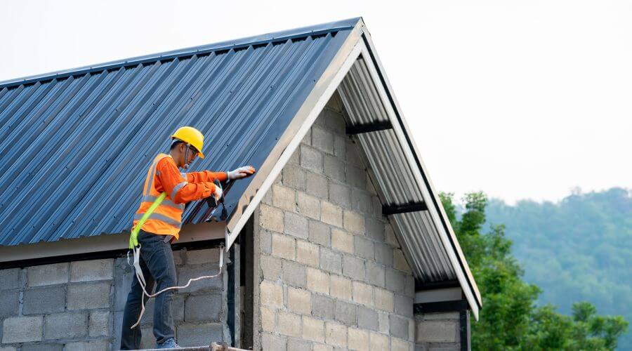 Professional metal roof installation in Sumner, TX